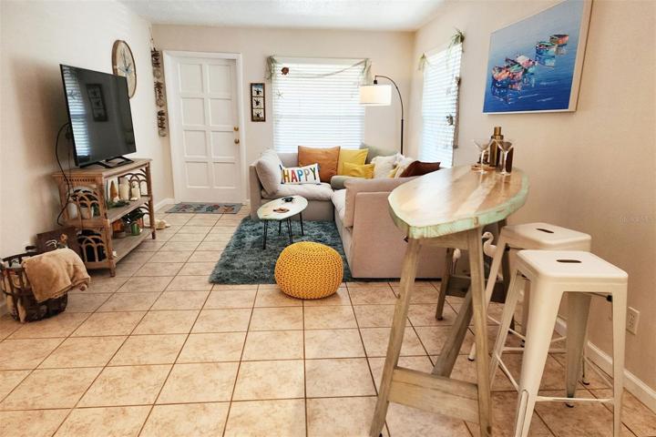 Dining and Living areas