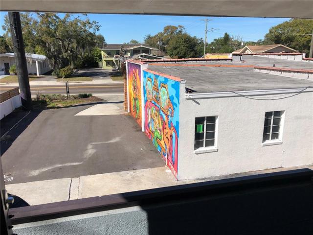 View from 2nd floor apartment balcony