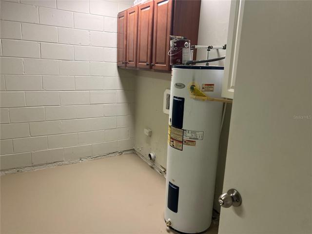 Washer and dryer hookup in garage