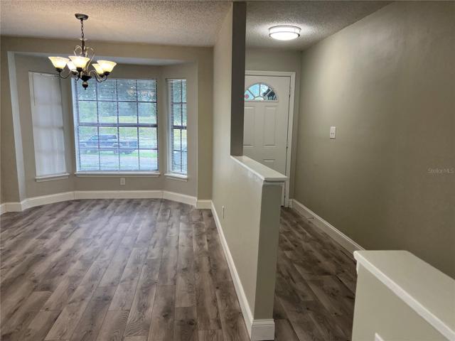 beautiful brand new laminate flooring, new light fixtures