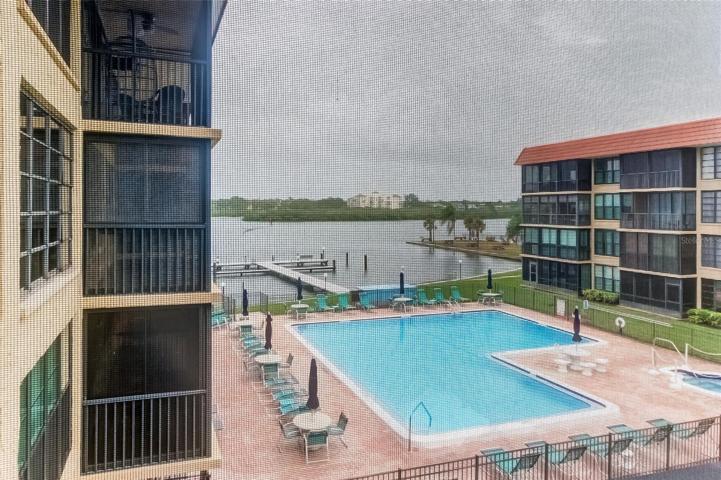 View of Pool, Jacuzzi and Boat Docks