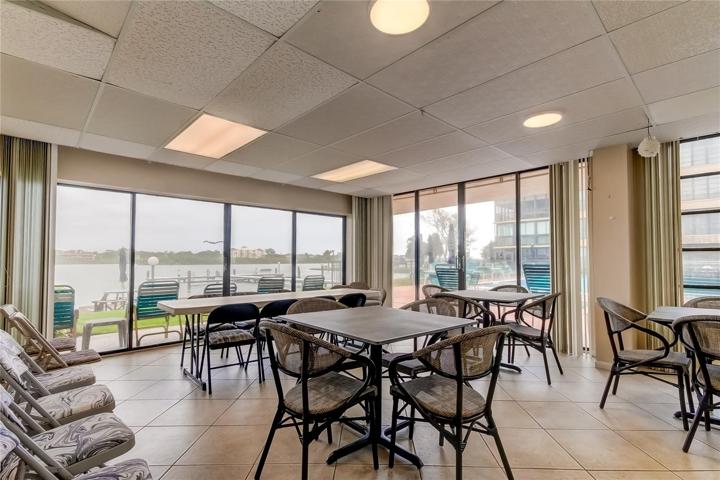 Clubhouse meeting area