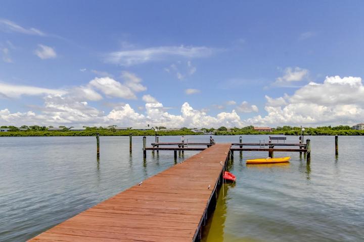 Complimentary fishing pier and boat docks