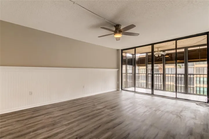 Kitchen pass thru to living room and  balcony