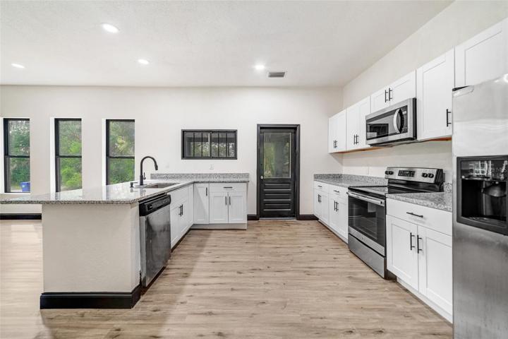 Newly renovated kitchen