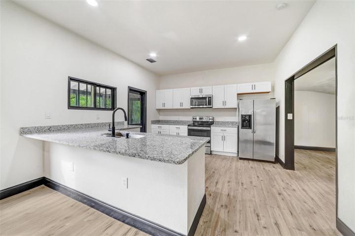 Newly renovated kitchen