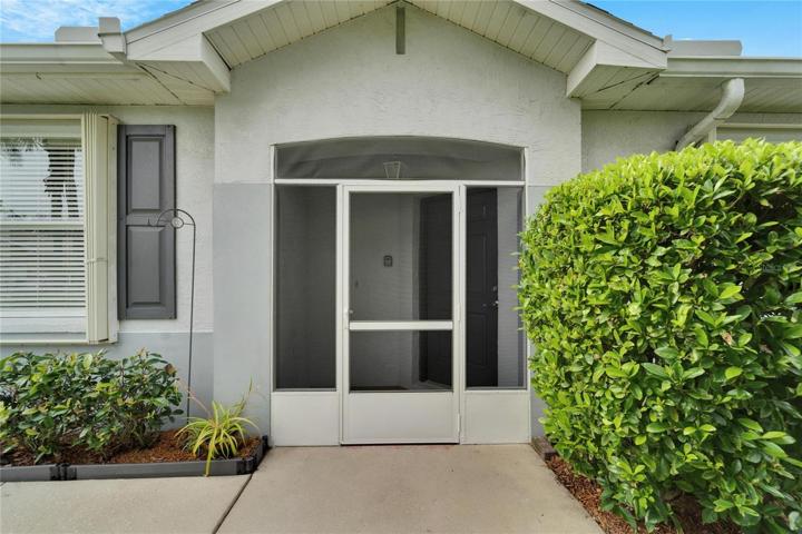 Front Entrance with Screened in Lanai