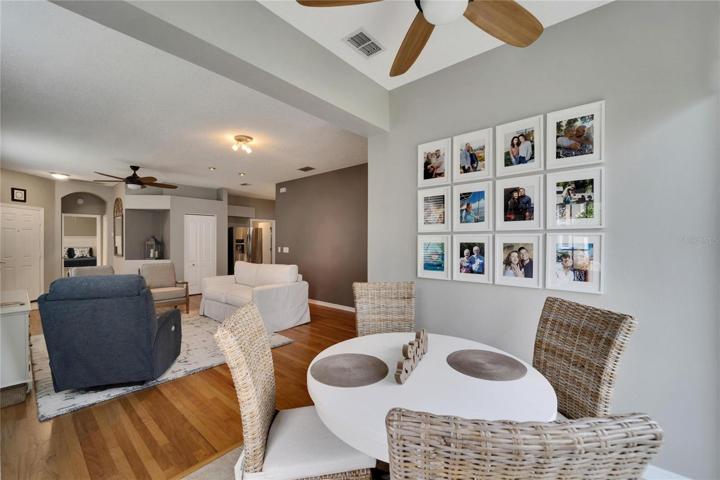 This tranquil corner is perfect for meals and gathering.