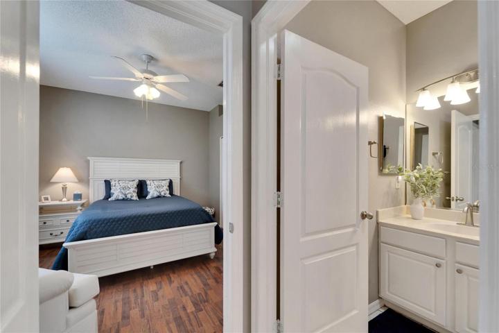Bedroom with Guest Bath View.