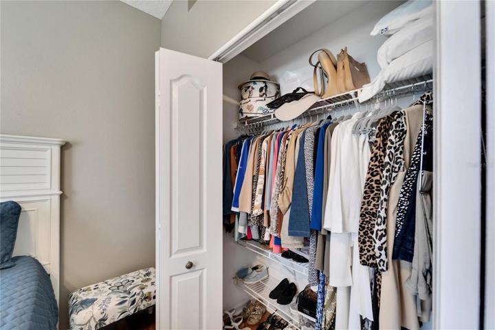 Plent of Closet Space.