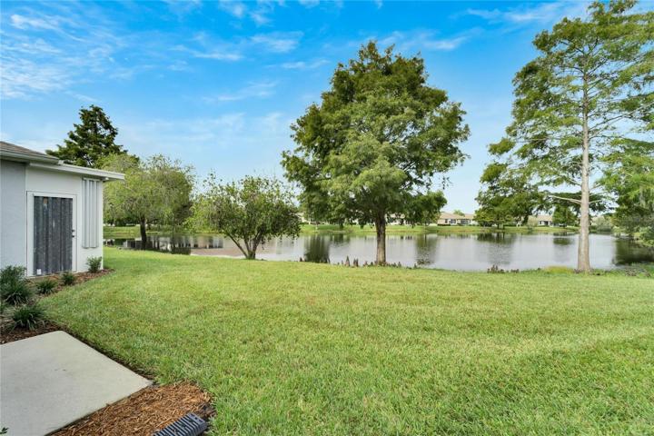 Tranquil water view.  Great for watching wildlife in the comfort of your home.