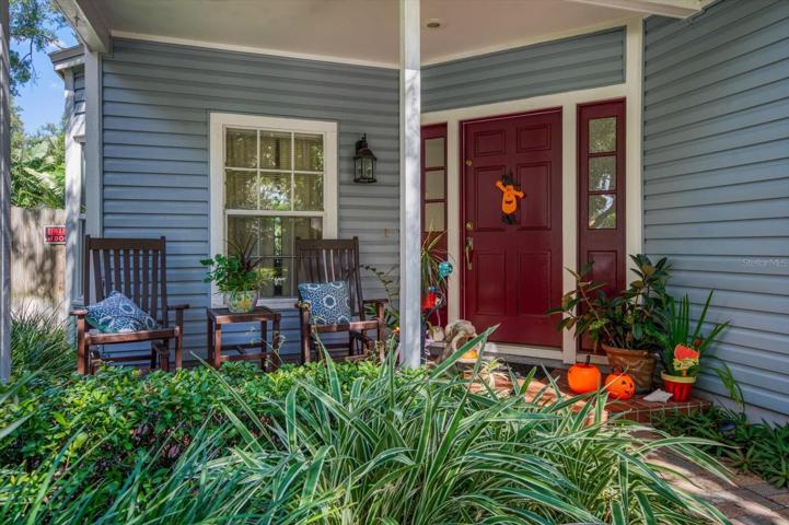 Quaint front porch!