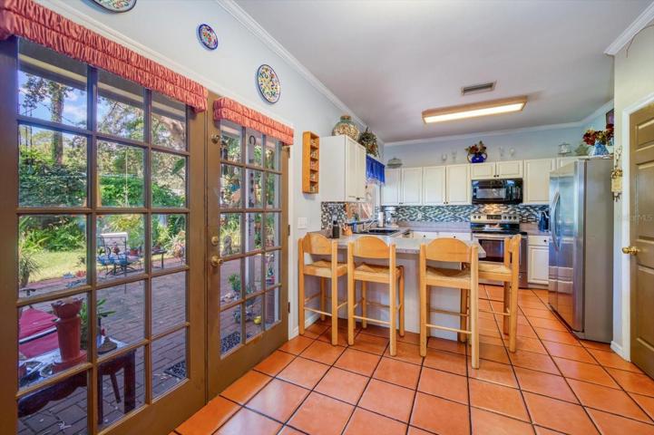 View of kitchen from the family room!