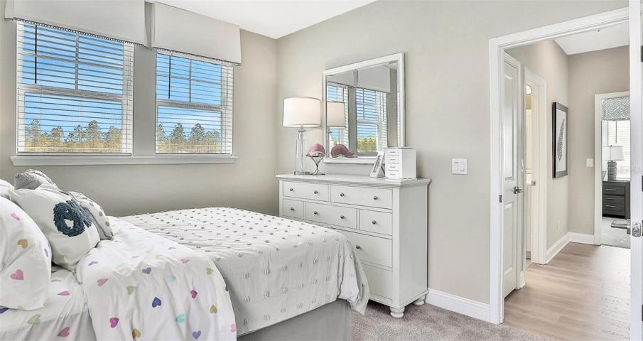 Model Home Design Only. Pictures and furnishings are for illustrative purposes only. Elevations, colors and options may vary. Furniture is for model home staging only.