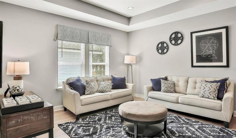 Model Home Design Only. Pictures and furnishings are for illustrative purposes only. Elevations, colors and options may vary. Furniture is for model home staging only.