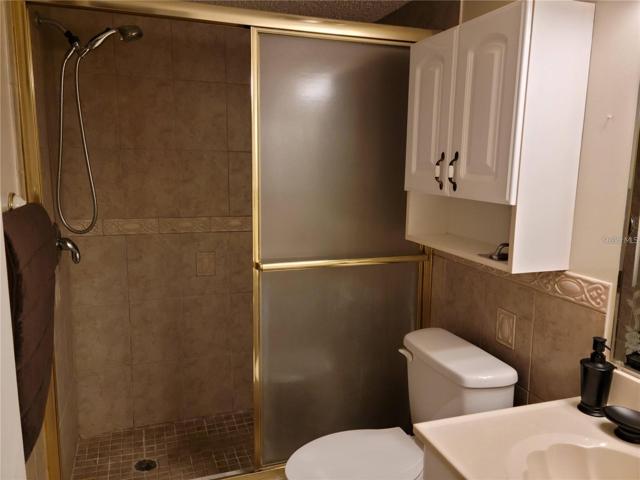 Master shower