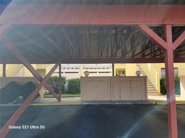 Carport right in front of your entryway