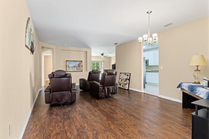 View of Dining/Living combo from the foyer