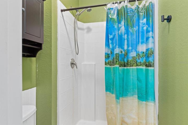 Master bathroom with separate toilet and shower