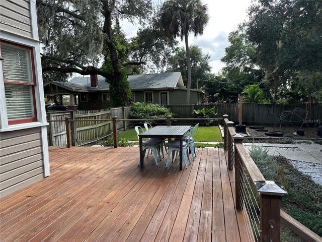 backporch and yard