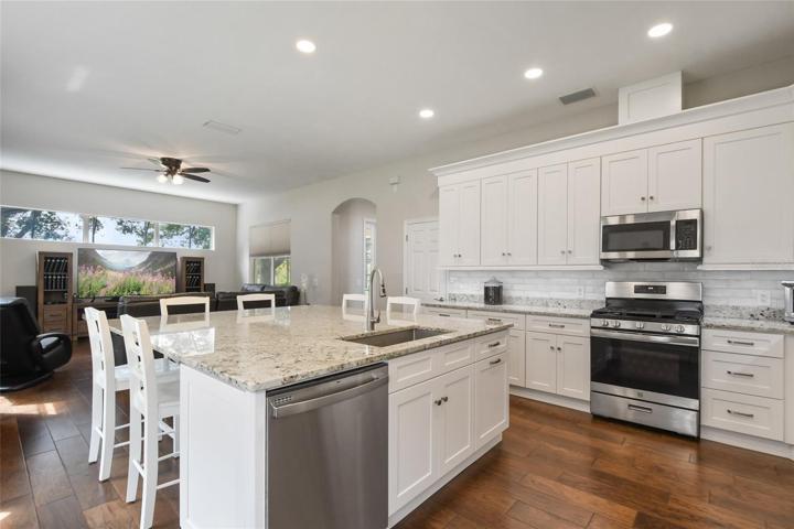 Fresh, bright and finished in 2021 this is a welcome area for any chef in the family.