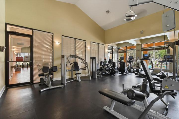 Work out in a well appointed gym all included in your HOA fee.
