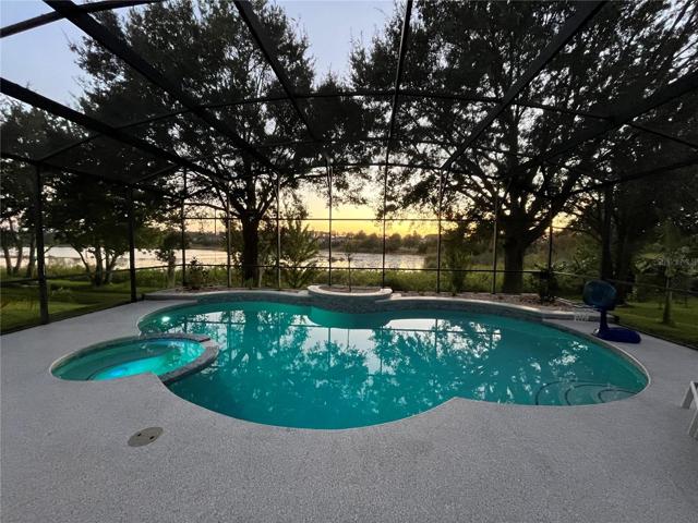 After a long day at work come home to this fabulous sunset view over Caywood Pond