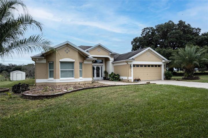 This home is situated on a generous five-acre parcel, offering ample space for your vision and lifestyle