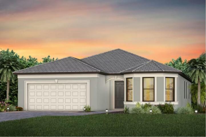 Front exterior elevation rendering - FM2