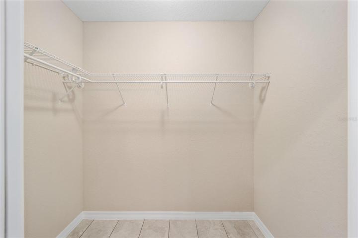 Master walk in closet