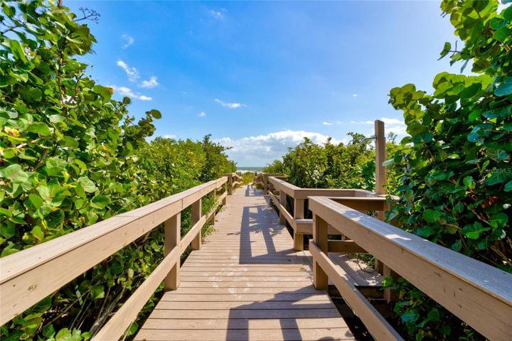 Private beach access