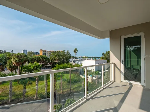 Second and Third bedroom balcony on South-East corner with no neighboring units
