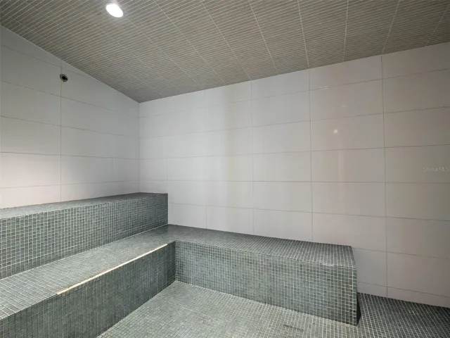 Steam room available for a more complete health and fitness routine