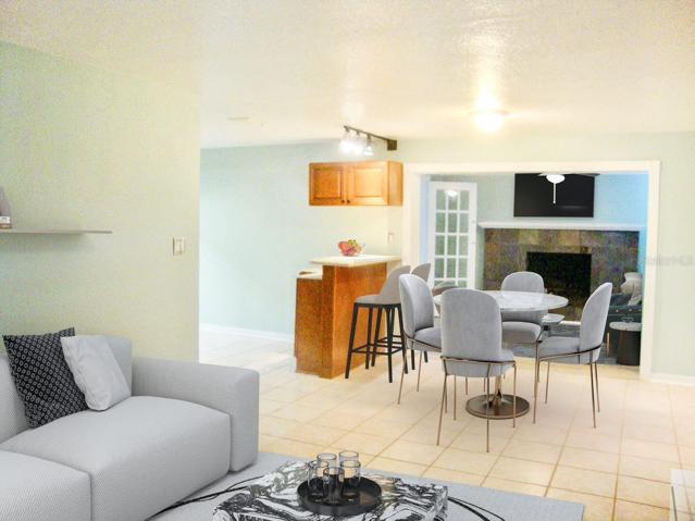 Digital Enhanced - Livening room to dining room to kitchen and family room