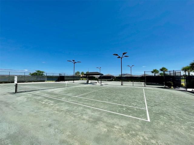 2 Har-Tru Lighted Tennis courts.