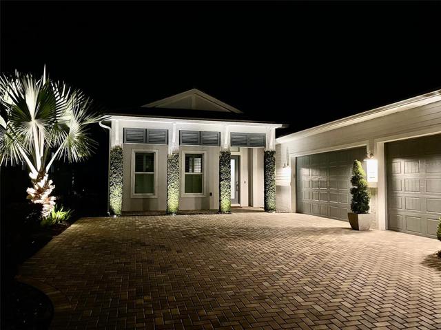 Beautiful landscape lighting.