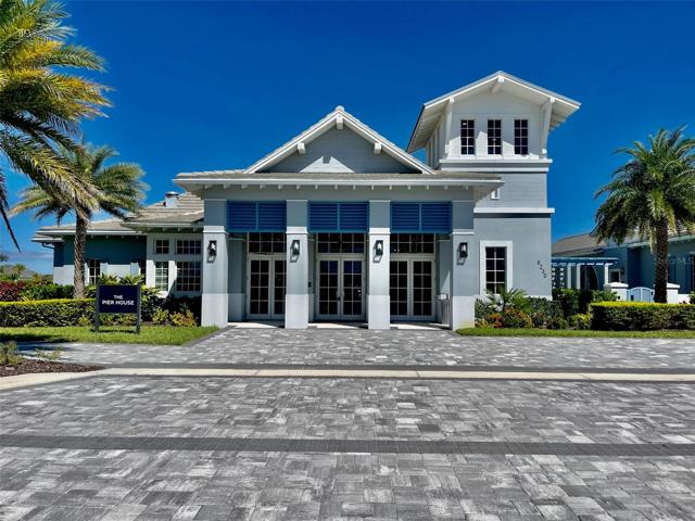 Front of Clubhouse.