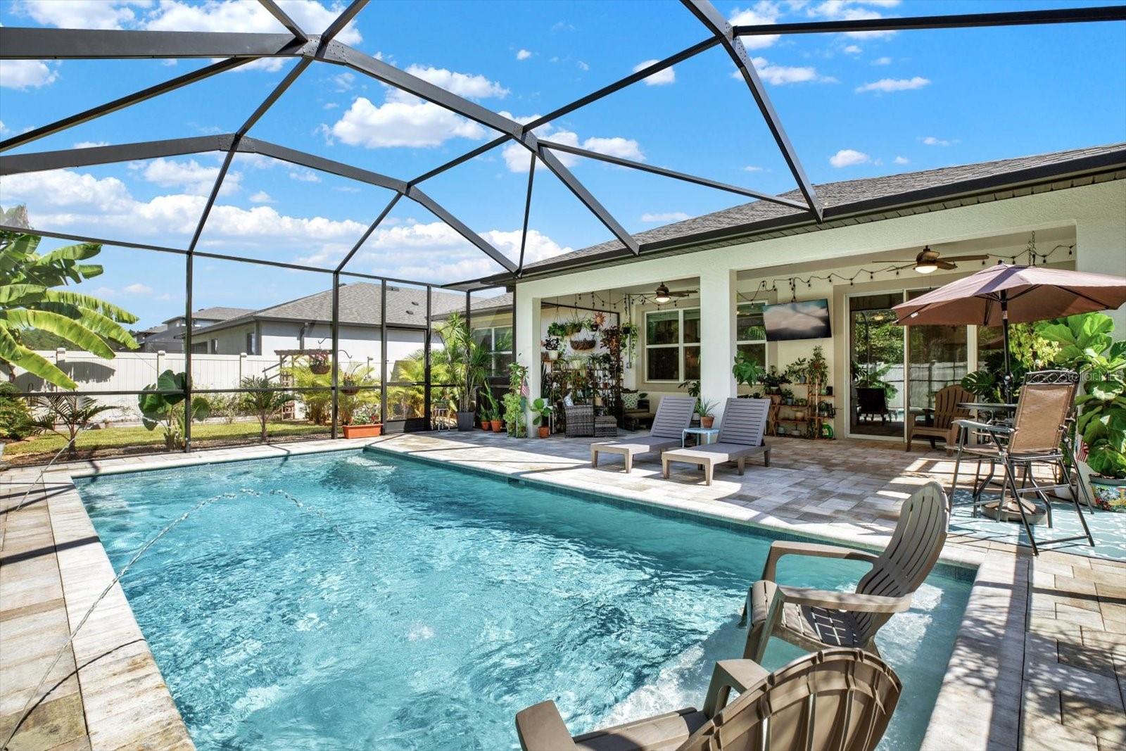 Enclosed Saltwater Pool