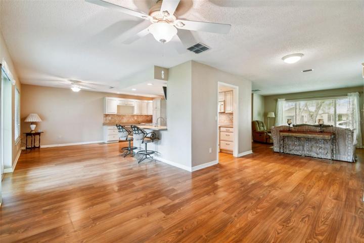 Dining Room and Back Living area