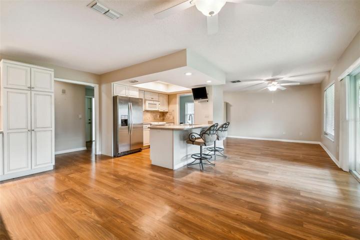 Kitchen and 2nd living area
