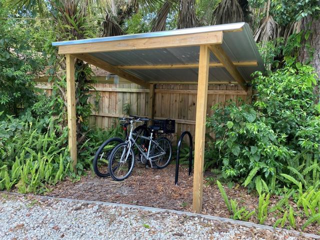 Covered Bicycle Storage