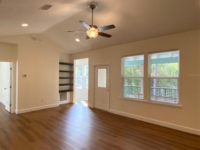Living Room With Built In Bookshelf