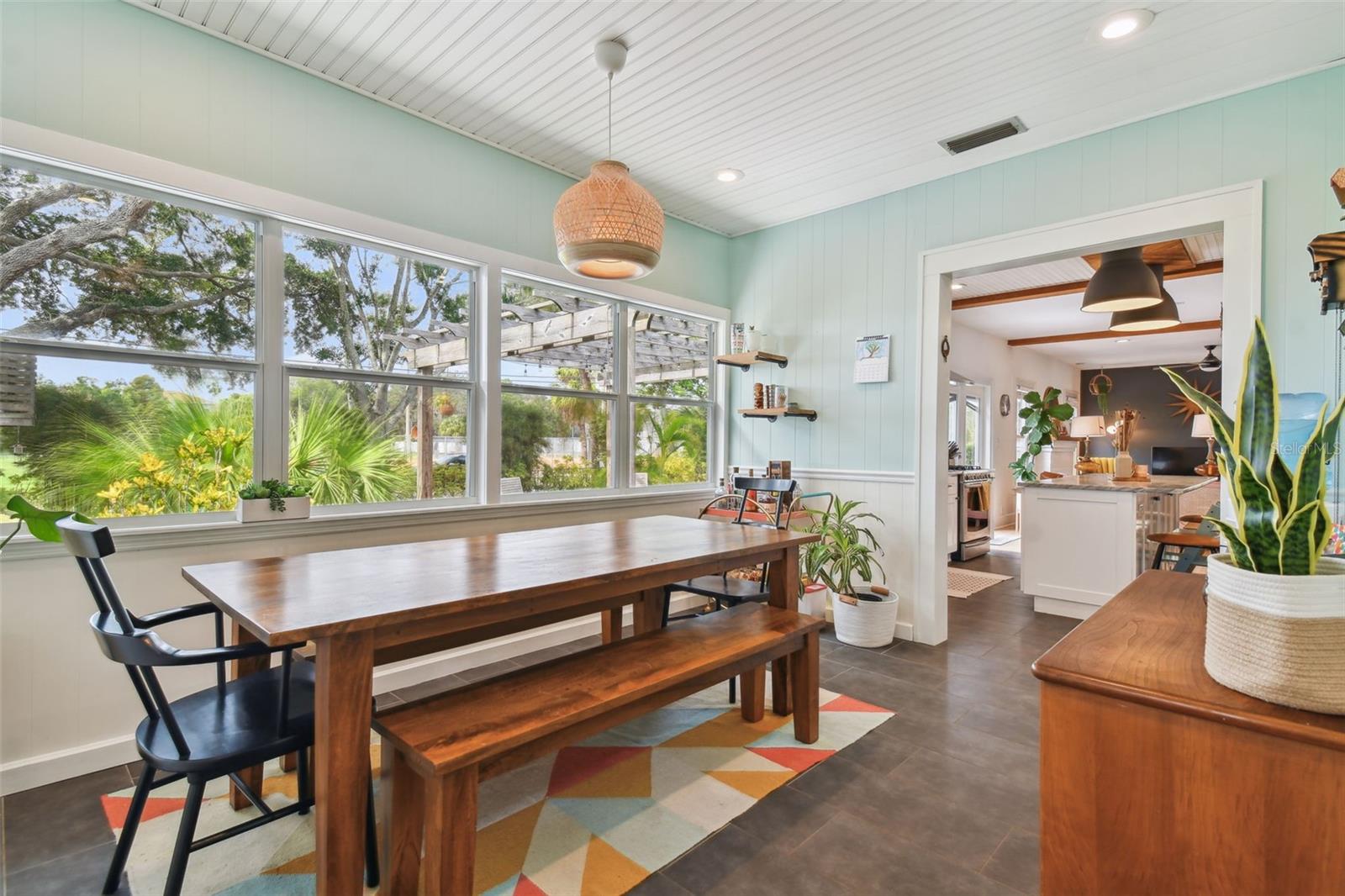 Adjoining spacious dining room. Bright and sunny.