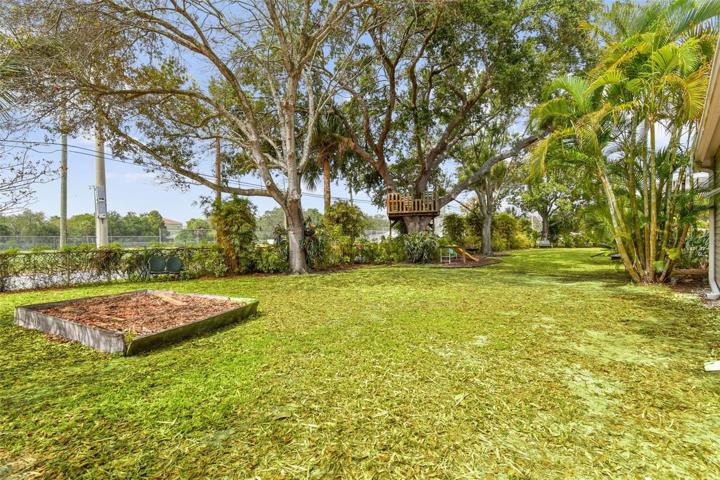 Huge wrap-around yard.