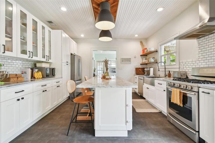 Tons of cabinets and counter tops!