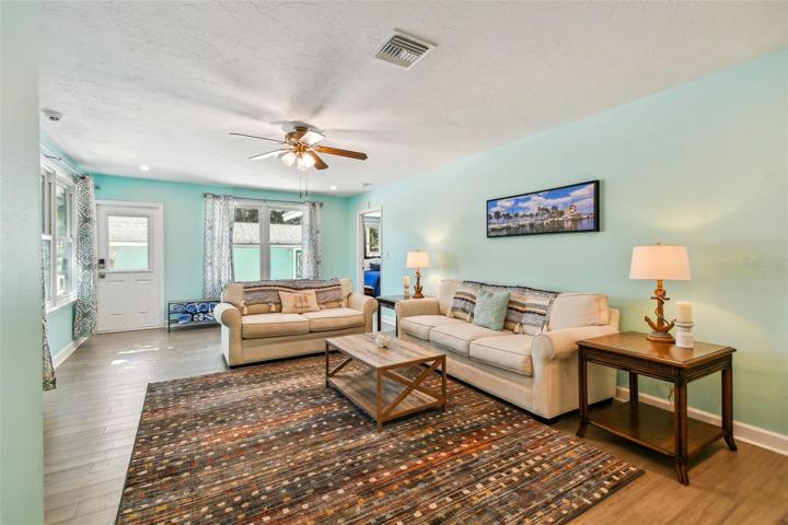 14'x25' family room complete with hurricane rated windows