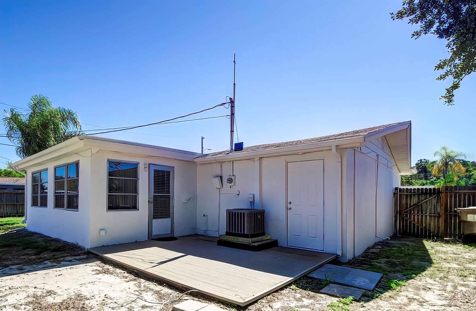 Rear yard
