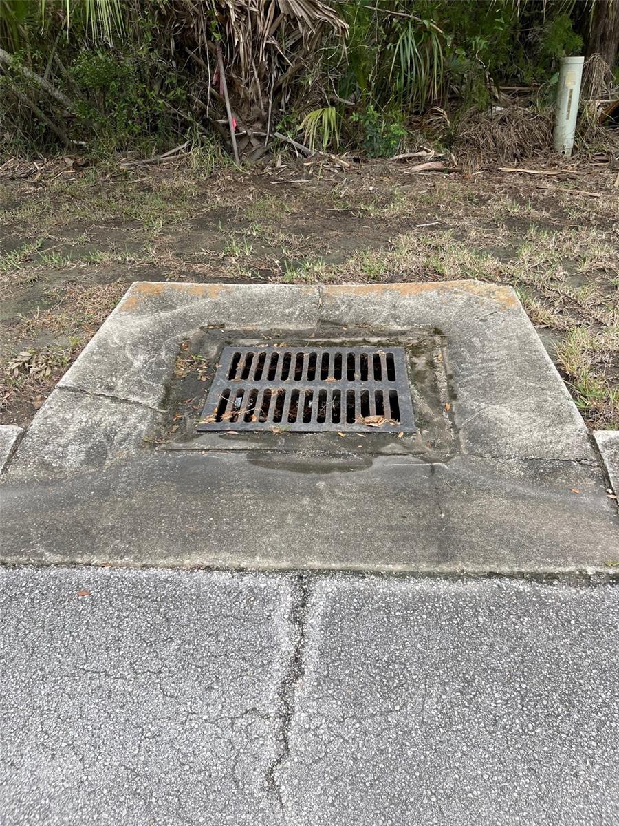 One of the Storm Water inlets.