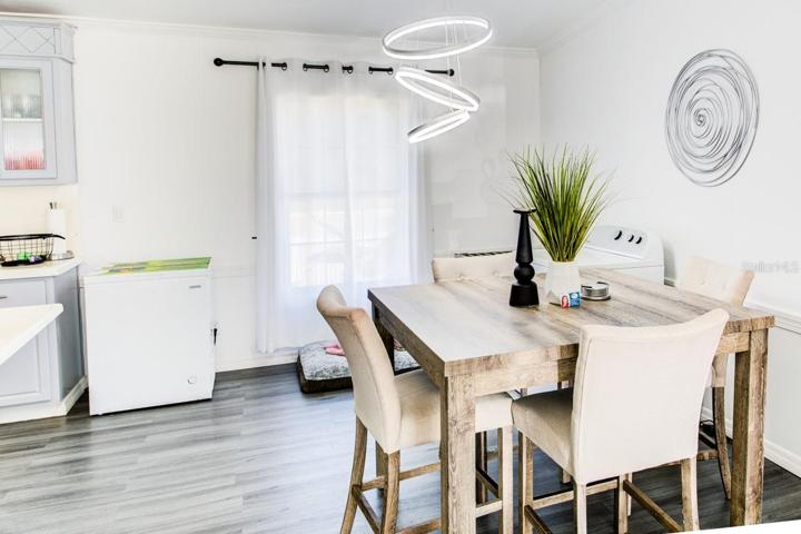 Dining room next to the kitchen.
