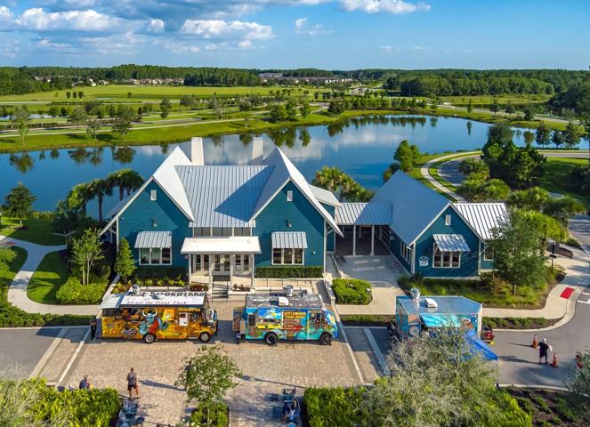 Club house and Twisted Sprocket Cafe
